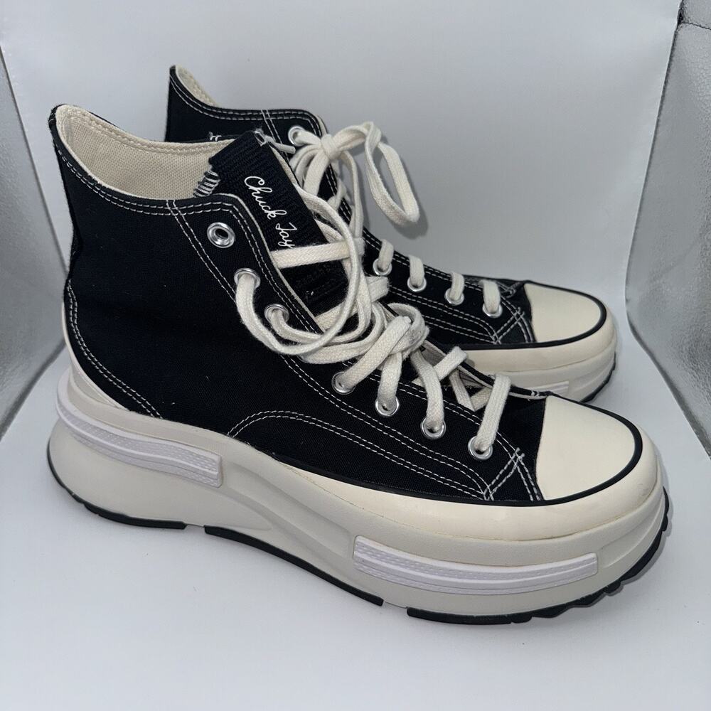 Converse Run Star Legacy CX Hi Black Egret White Men 8.5 Women 10 A00869C - Picture 4 of 15